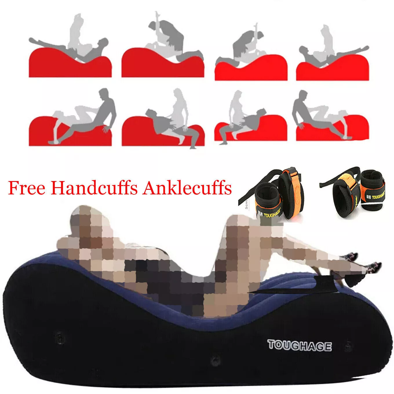 Toughage Sex Inflatable Pillow Chair Sofa Furnitur